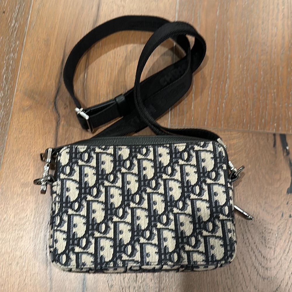 Dior - Pouch with Strap , classic Dior print - Picture 3 of 7